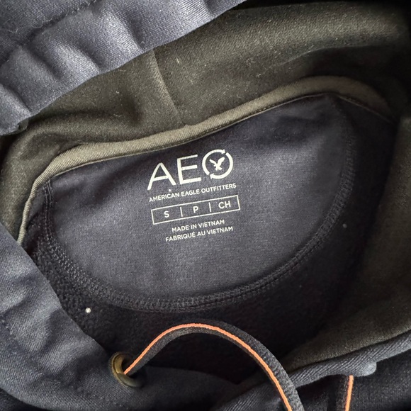 American Eagle Navy Hoodie S Men’s - Picture 3 of 4
